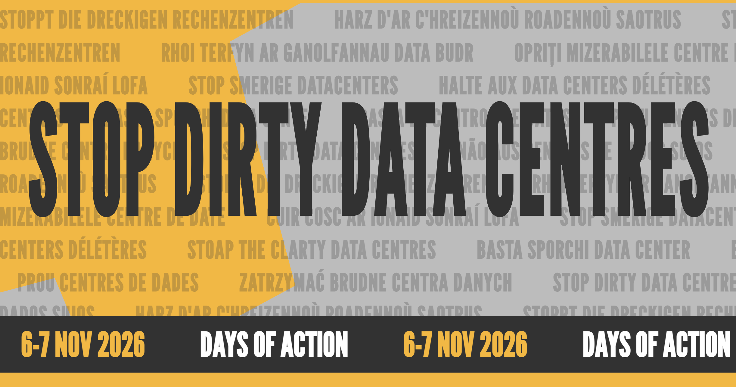 Stop Dirty Data Centres